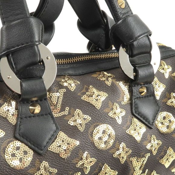 Louis Vuitton Monogram Eclipse Speedy Mini Boston Bag Noir - Picture 5 of 8